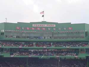 New facade of Fenway - 4.15.2006