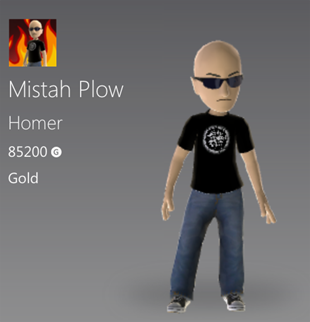 Mistah Plow Gamerscore on 1.1.13