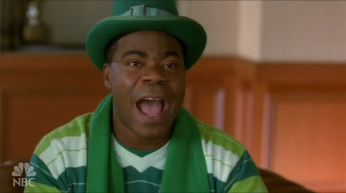 Tracy Jordan on St. Patricks Day in 30 Rock