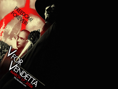 V for Vendetta movie poster